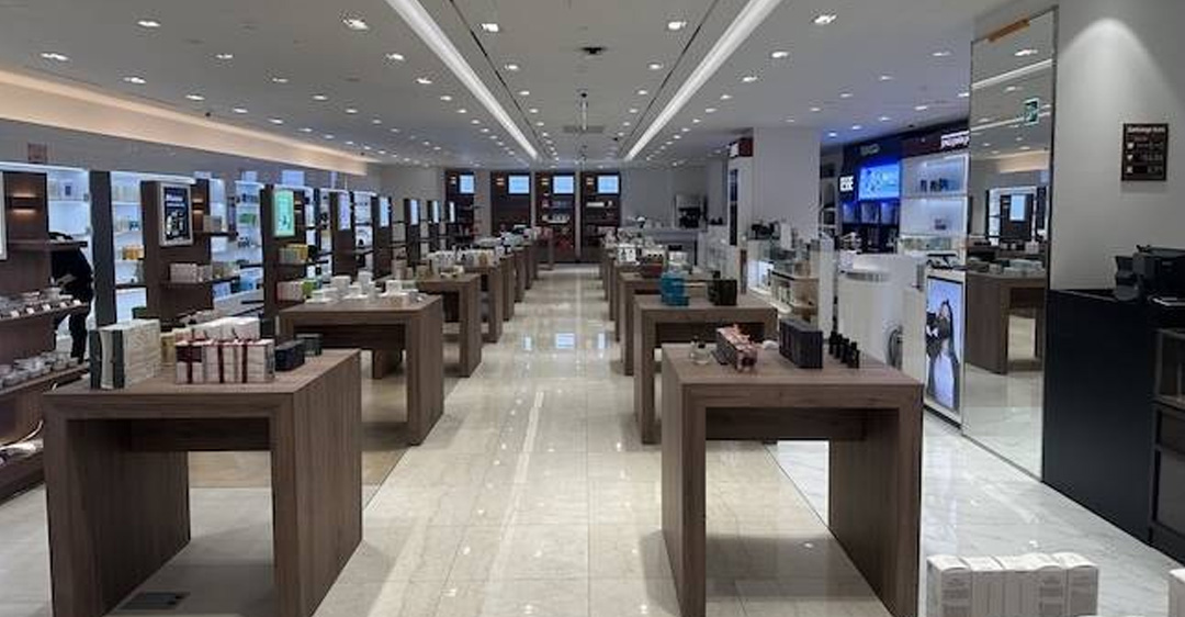 韩国东和免税店2楼卖场