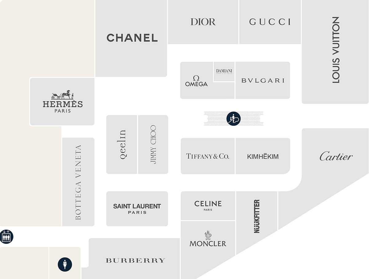 新世界明洞免税店8F品牌