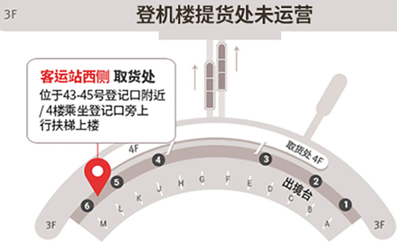 爱宝客免税店仁川机场T1航站楼西侧取货处