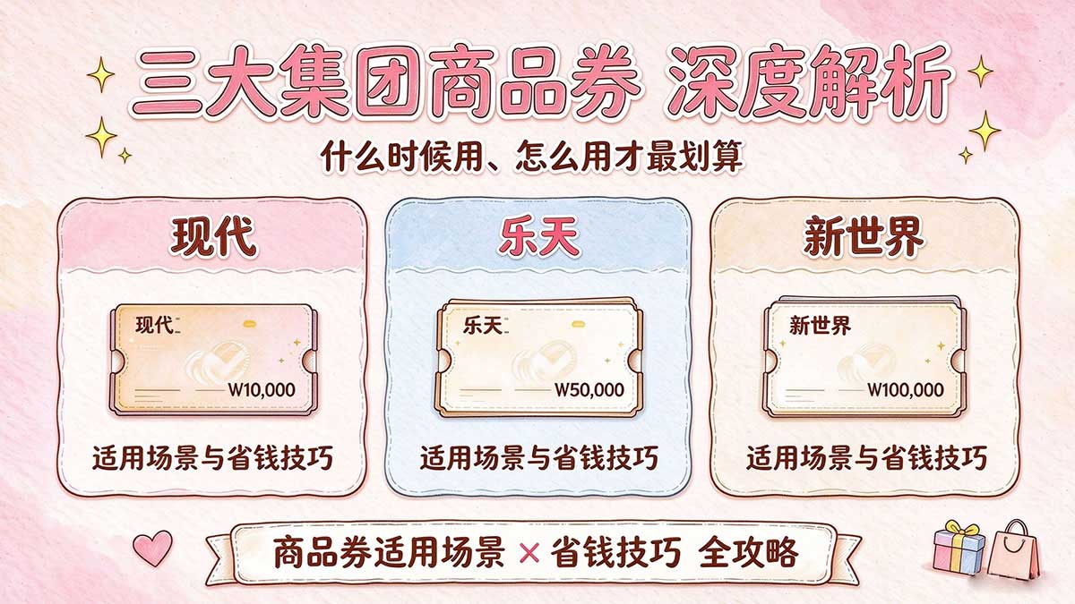 韩国购物之商品券深度揭秘